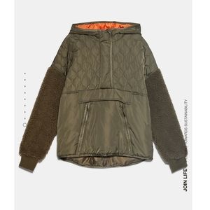 Fleece sleeve jacket